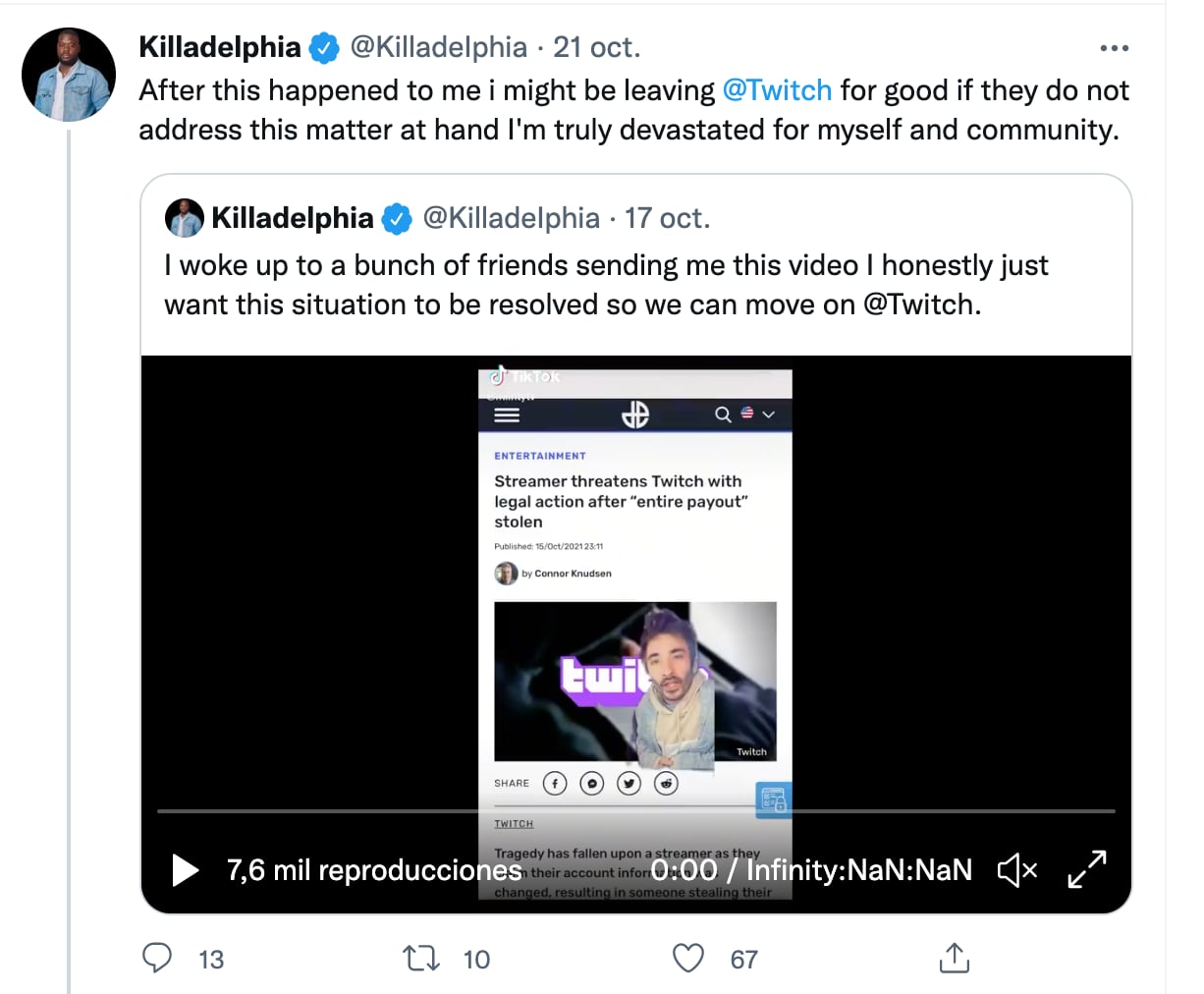 Streamers denuncian nuevo hackeo en Twitch