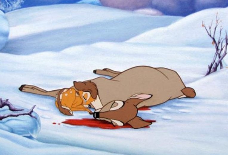 Muerte de la mamá de Bambi