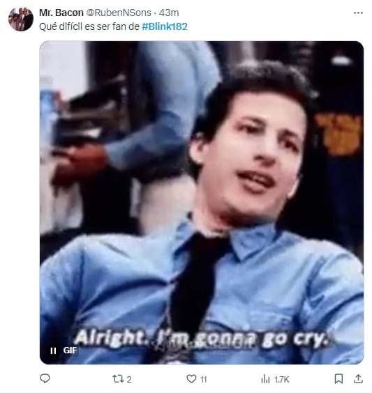Meme por concierto cancelado de Blink-182