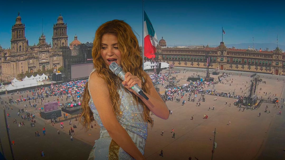 Shakira envía mensaje a fans que la esperan en el Zócalo de la CDMX