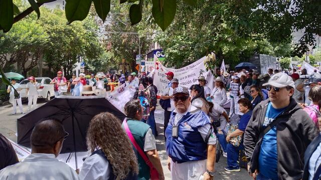 Protestas de trabajadores del sector salud