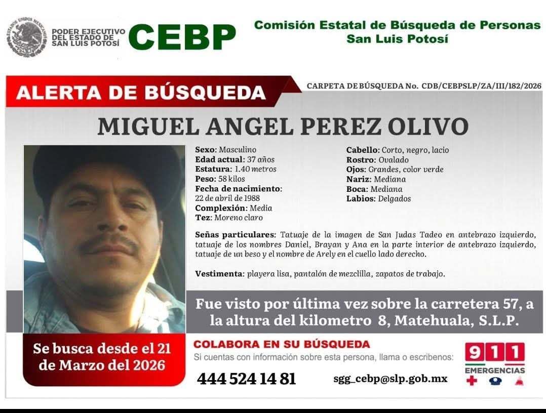 Electricistas desaparecidos en San Luis Potosí