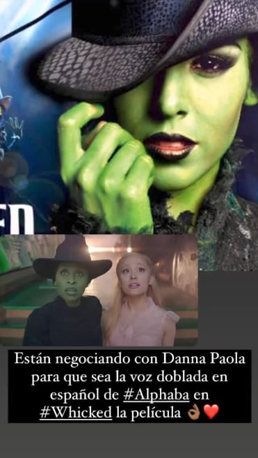 Danna Paola en Wicked