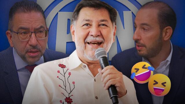 Javier Lozano, Gerardo Fernández Noroña y Marko Cortés