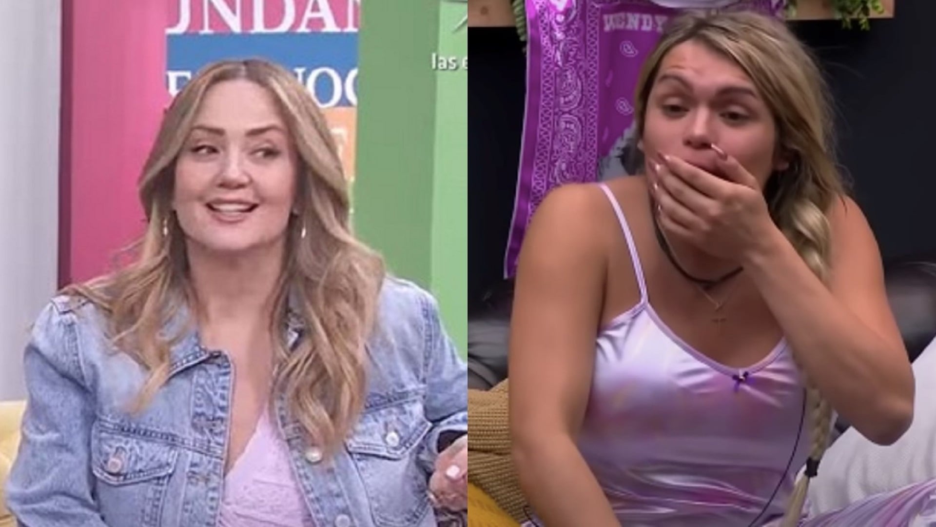Andrea Legarreta y Wendy Guevara
