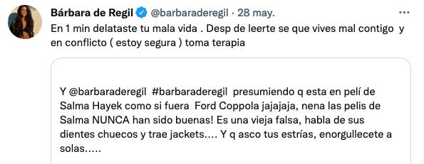 Bárbara de Regil a hater