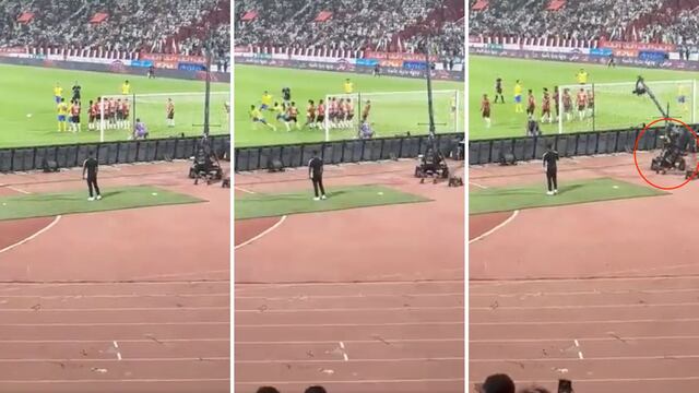 Cristiano Ronaldo da tremendo balonazo a camarógrafo