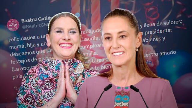 La felicitación de Beatriz Gutiérrez a Claudia Sheinbaum por su cumpleaños