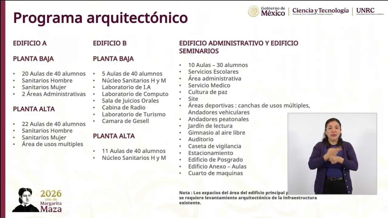 Nueva sede de la Universidad Rosario Castellanos en Tlalpan