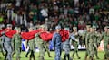 México vs Islandia: guardan minuto de silencio por elementos de las Fuerzas Armadas fallecidos en Jalisco