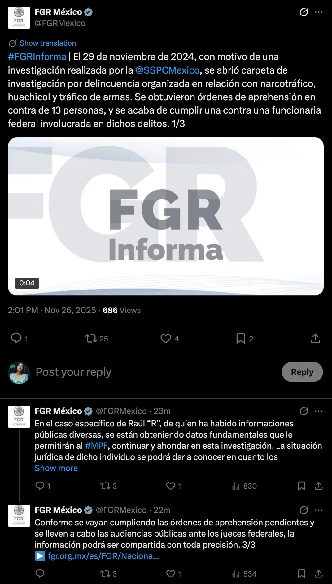 FGR investiga a Raúl Rocha Cantú