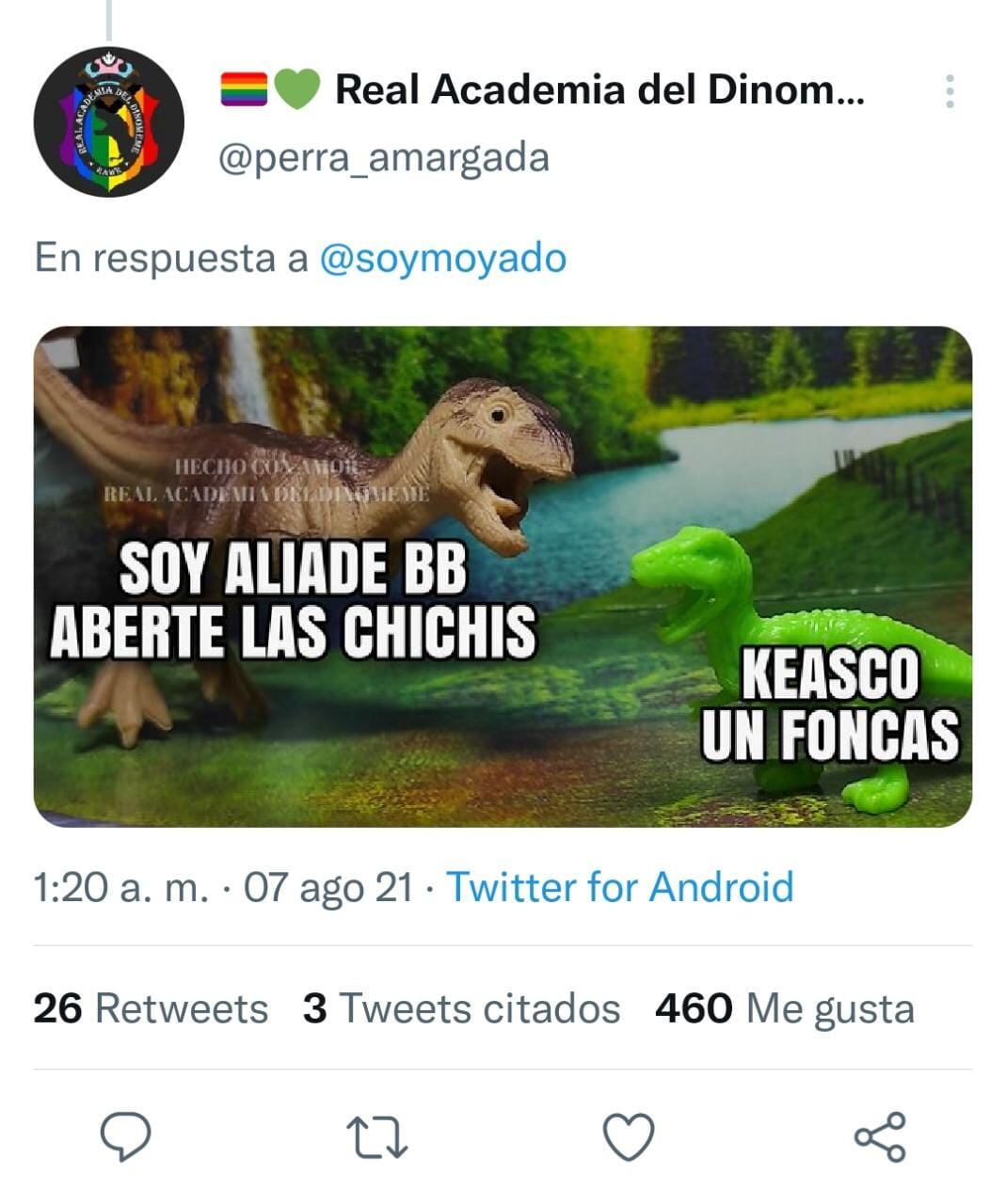 Publicación de Twitter