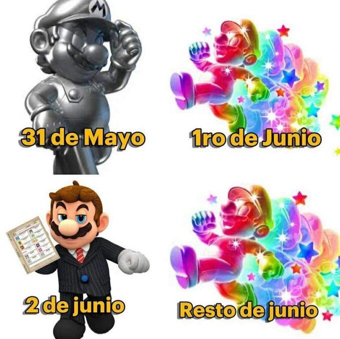 Mario Bros. en las elecciones México 2024 en el mes del Orgullo LGBT+