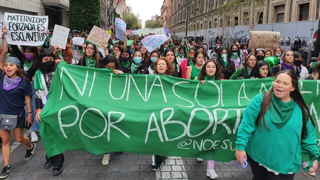 Marcha feminista de hoy 28 de septiembre