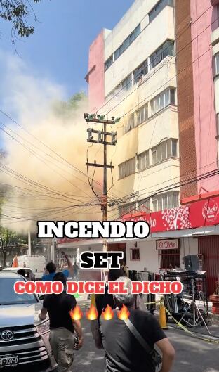 Cafetería de "Como dice el dicho" se quema