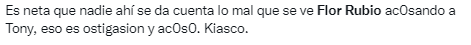 Flor Rubio acusada de acoso por comentario en ¡Quiero Bailar!