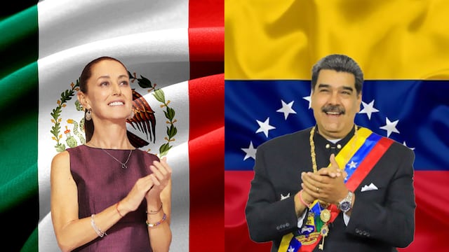 Claudia Sheinbaum y Nicolás Maduro