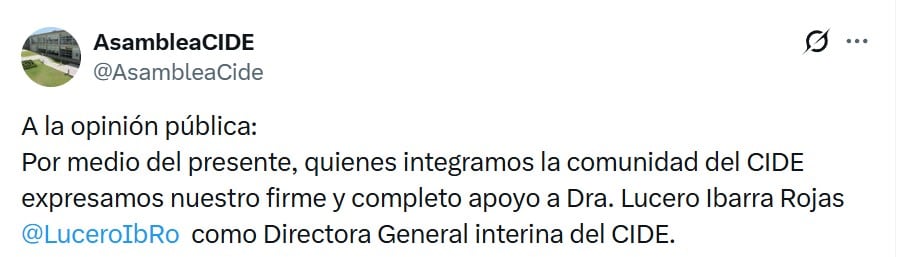 CIDE: Secihti presenta a Lucero Ibarra como nueva directora