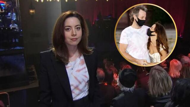El bello significado de la camisa de Aubrey Plaza en su primera aparición pública tras la muerte de su esposo Jeff Baena