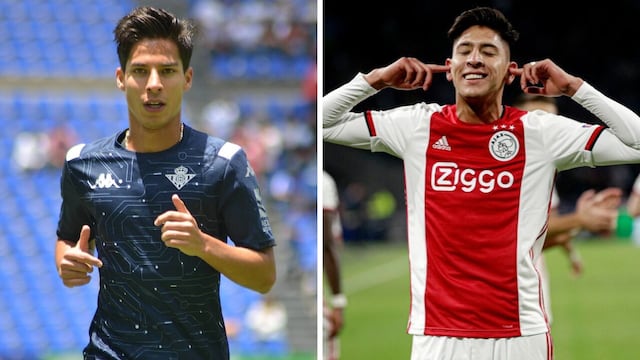 Diego Lainez y Edson Álvarez