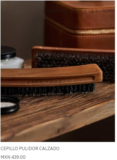 Cepillo para calzado de Zara