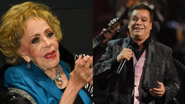 Silvia Pinal y Juan Gabriel
