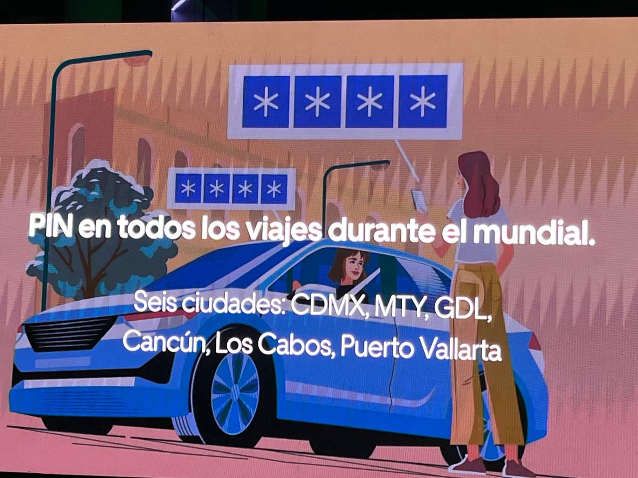 Uber refuerza seguridad en México con código PIN personal