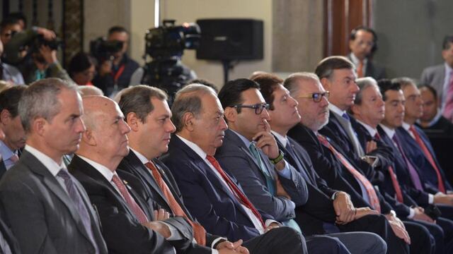 Algunos de los asistentes a la presentación del Plan Nacional de Infraestructura