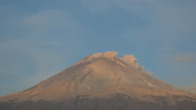 Volcán Popocatépetl el 5 de diciembre