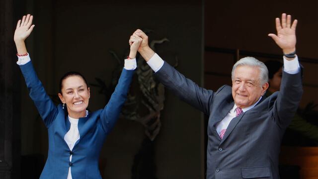 Claudia Sheinbaum y AMLO