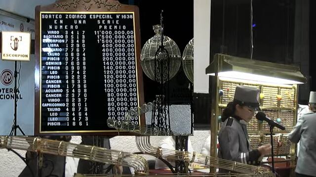 Sorteo Zodiaco Especial 1638