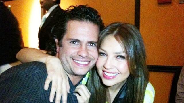 Diego Schoening y Thalía