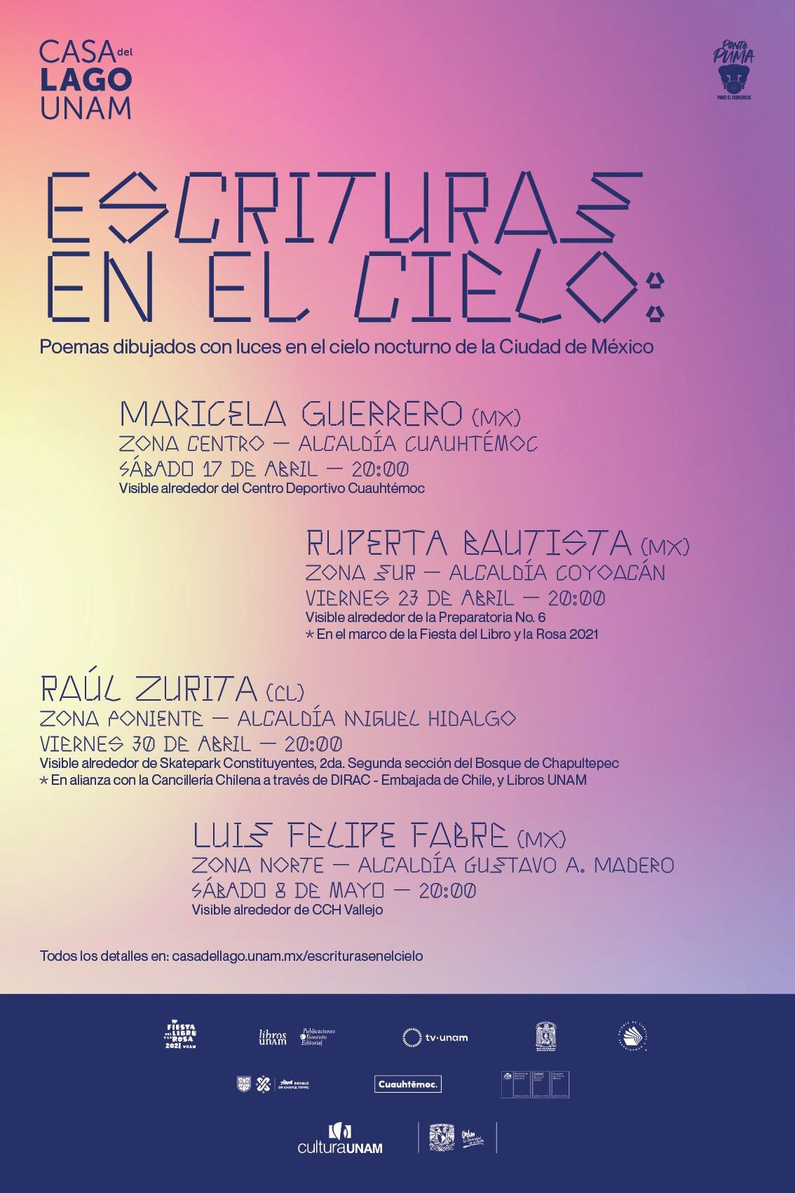 Calendario 'Escrituras en el Cielo'