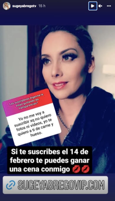 Sugey Ábrego te invita a cenar