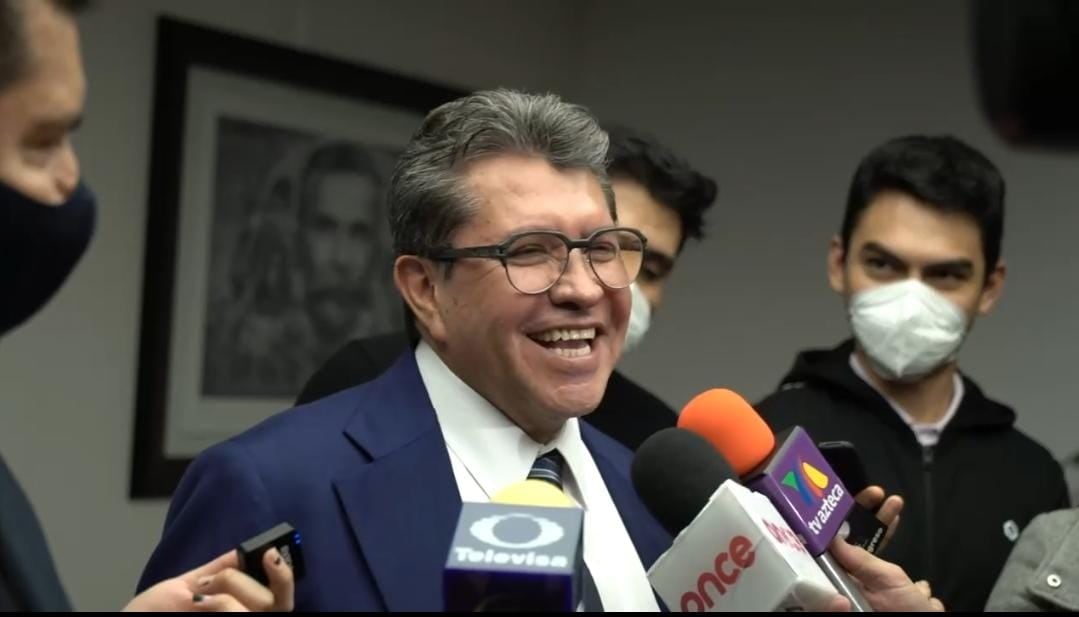 Ricardo Monreal, coordinador del Grupo Parlamentario de Morena en el Senado