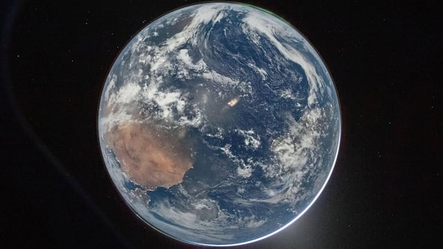 La Tierra vista desde la misión Artemis II (2026). Foto: NASA.