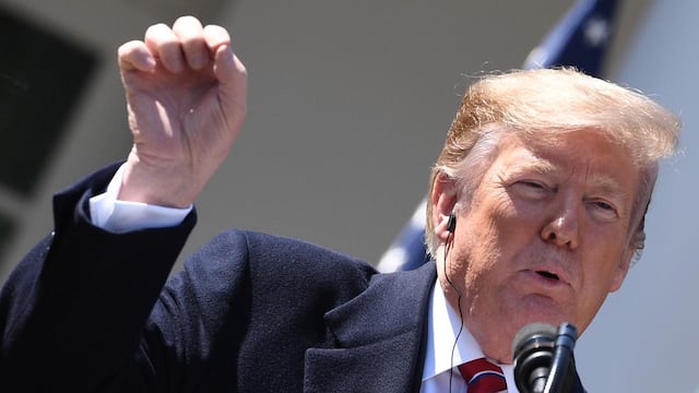 El presidente de Estados Unidos, Donald Trump.