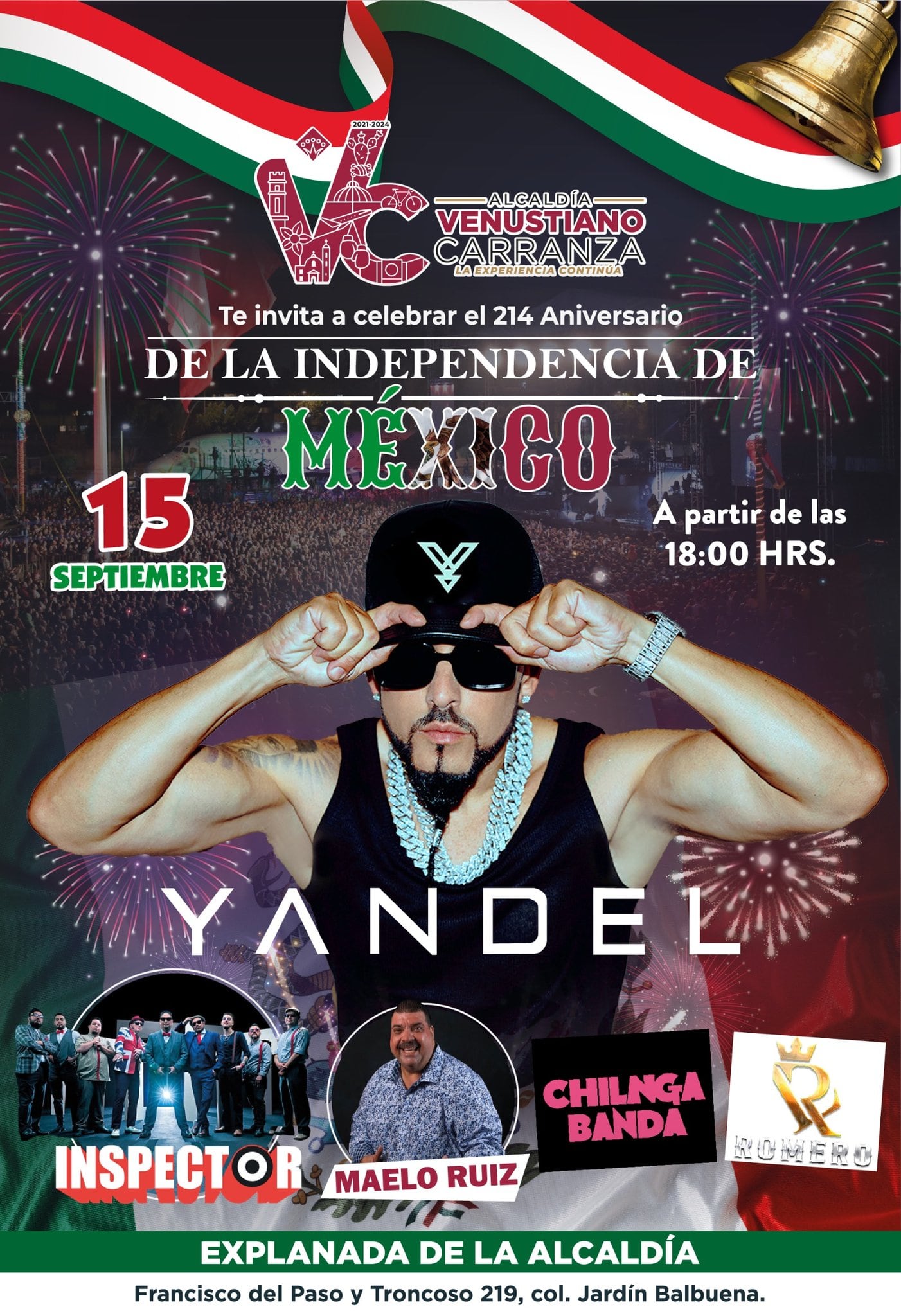 Fiestas patrias en las alcaldías