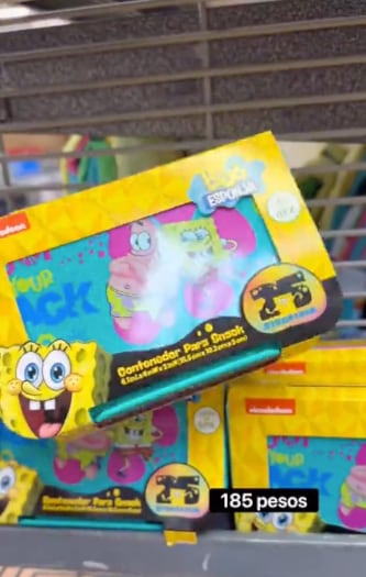 Colección de Bob Esponja en Walmart