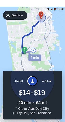 Así se verían los viajes en Uber