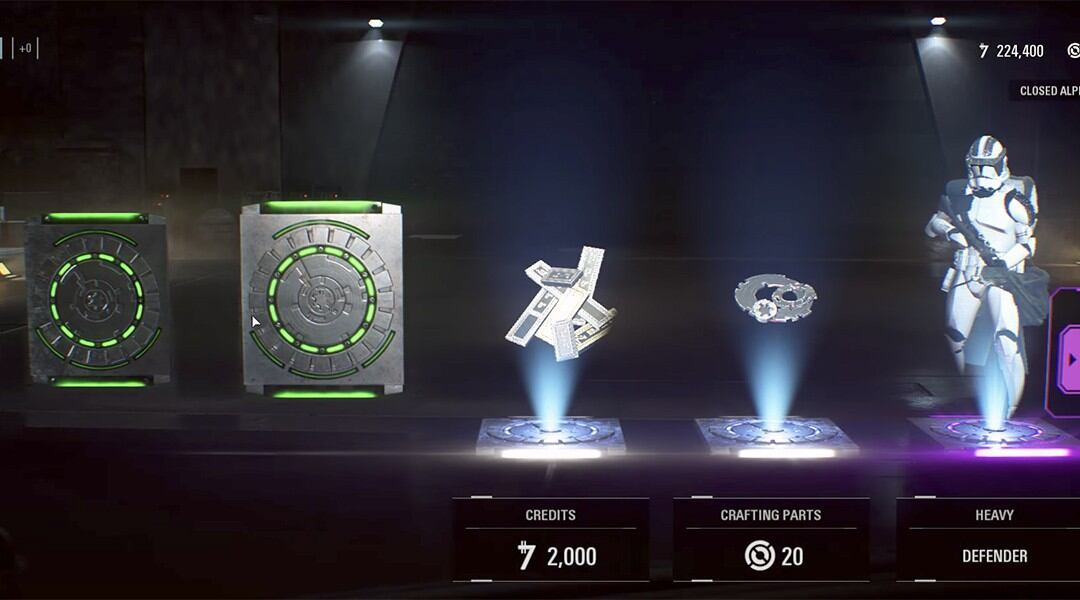 Progresión Star Wars Battlefront II