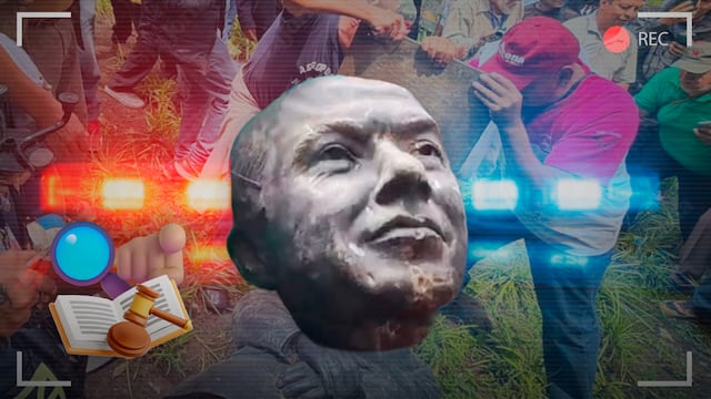 Denunciarán a quien resulte responsable por decapitación de estatua de Calderón