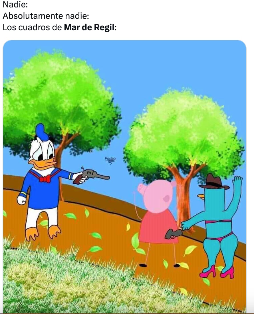 Pinturas de Mar de Regil protagonizan memes en redes sociales