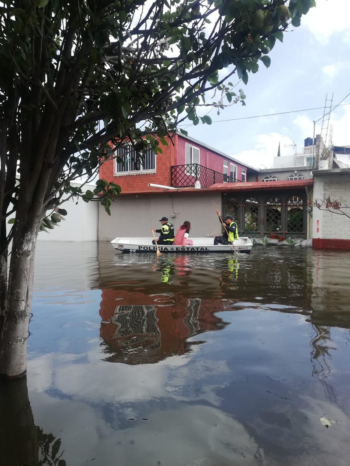 Inundaciones en Chalco