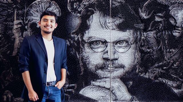 Omark Vázquez, artista veracruzano.