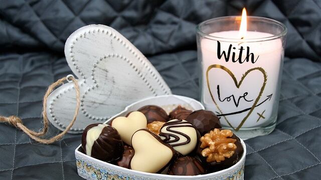 Chocolates como regalo de San Valentín