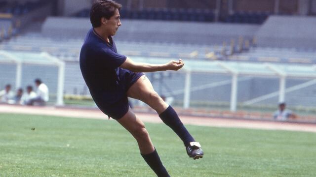 Negrete durante un entrenamiento en el Olímpico Universitario.