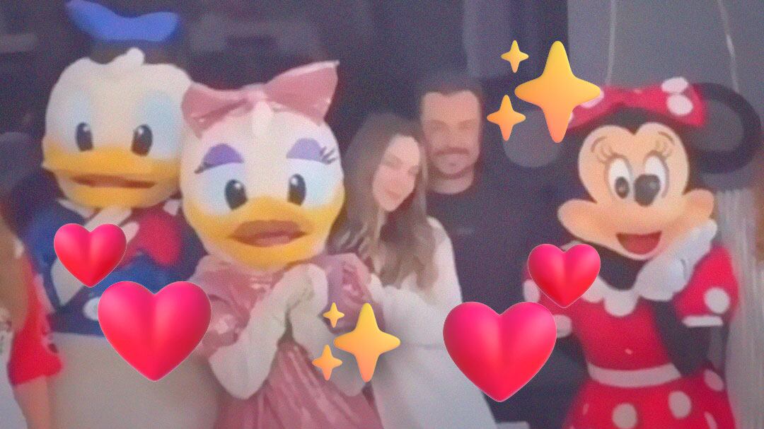 Belinda y José Luis García Parra celebraron su cumpleaños en Disneyland