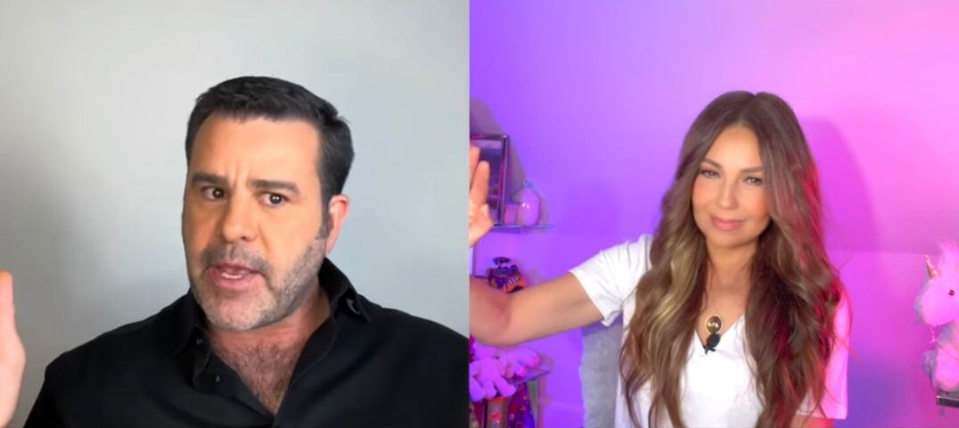 Thalía y Eduardo Capetillo