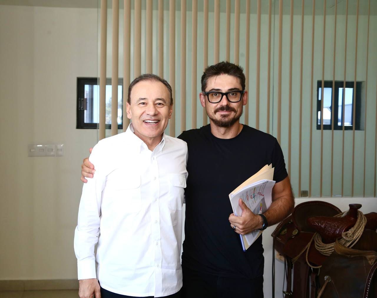 Alfonso Durazo Montaño y Román Meyer Falcón